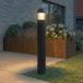 Lucande Skagena Lampadaire LED, 90cm, anthracite, IP54