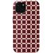 Selencia Vivid Backcover pour l'Apple iPhone 15 - Check This Burgundy