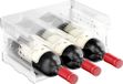 Goodivery Set de casiers à vin pour 6 bouteilles - Blanc - Plastique - 20x14x28 cm