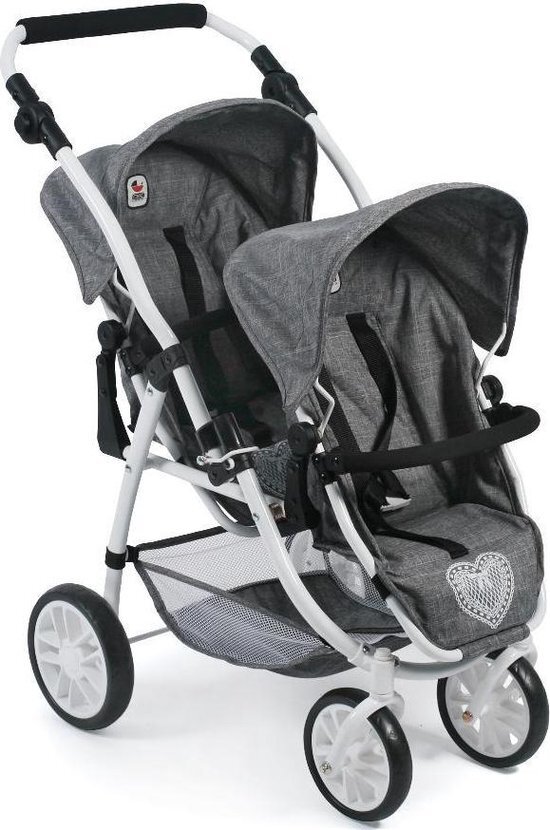 BAYER CHIC BAYER CHIC 2000 Tandem-Buggy VARIO Jeans grey - Grijs