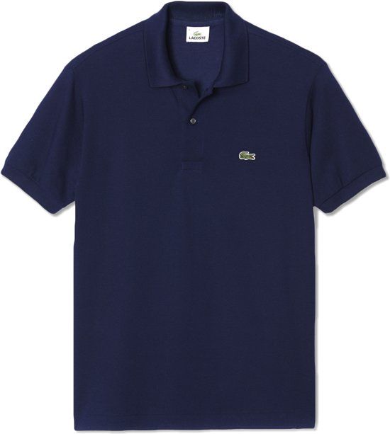 Lacoste Classic Piqué Sportpolo casual - Maat S - Mannen - blauw