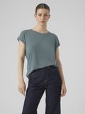 Vero Moda Vmava Plain Ss Top Ga Jrs Noos 10284468 North Atlantic Dames Maat - XS