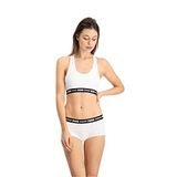 PUMA Iconic Mini Short 2P Dames - Wit - Maat S