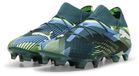 Puma Future 7 Ultimate FG/AG Fußballschuh Grauer Himmel/Weiß/Fizzy Apple