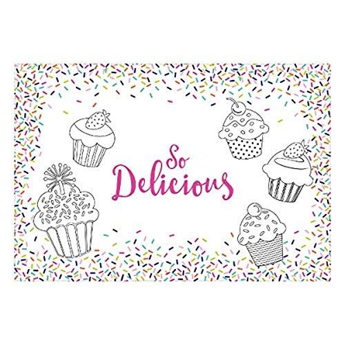 amscan 671982 Delicious Paper Placemats - 24 Pieces