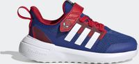 adidas Sportswear adidas x Marvel FortaRun 2.0 Spider-Man Cloudfoam Schoenen met Elastische Veters en Klittenband - Kinderen - Blauw - 21