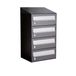 Allux Hive Set 1-Breed, 4-Hoog Met Dak Antraciet - 40030065_1x4d