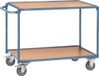 Promat/Tecwerk Tafelwagen | 2 laadvlakken L1000xB600mm | duifblauw, RAL 5014 drgverm.300 kg | schuifbeugel horizontaal - 9000444120