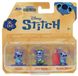 Jada Toys Stitch mini speelfiguren set - Lilo & Stitch collectie 3 stuks.