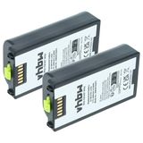 Vhbw 2x Batterie Remplacement Pour Zebra Btry-mc3xkaboe Pour Scanner De Code-barre Pos (4400mah, 3,7v, Li-ion)