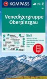 Carta KOMPASS Karten Venedigergruppe / Oberpinzgau +AG