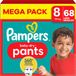 Pampers Baby Dry Pants Maat 8 Mega Pack 68 stuks 17+KG
