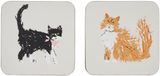 Feline Friends sous-verres en liège