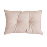 Atout Ciel Kussen met vulling voor rugleuning van buitenbank, van waterafstotende stof, 60 x 40 cm, effen beige