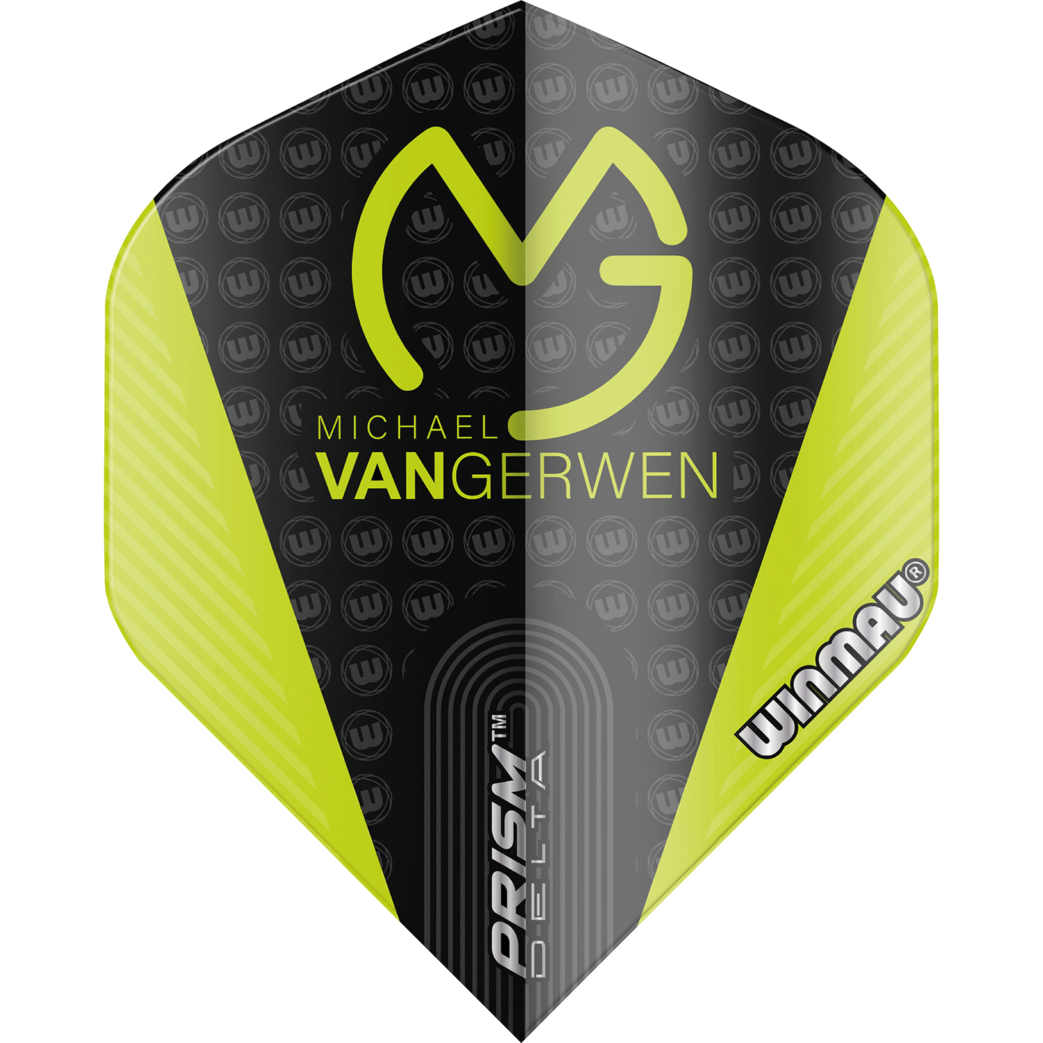 WINMAU MvG Prism Delta flight groen met logo