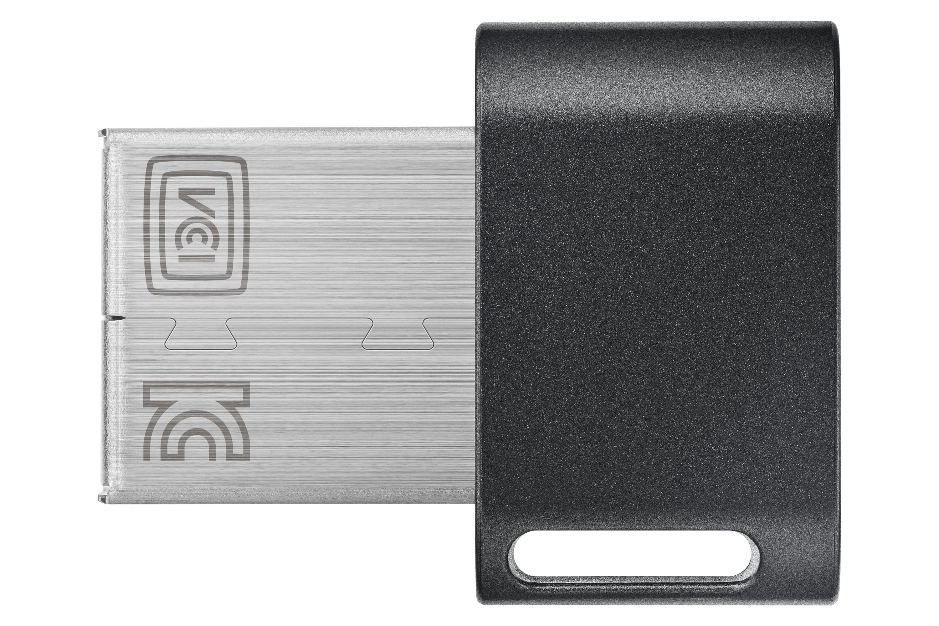 Samsung FIT Plus USB 3.2 Gen 1 (3.1 Gen 1) 64GB USB Flash Drive - Grey/Silver
