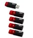 EMTEC - Set van 5 USB 2.0 Click Easy B110 USB-sticks 32 GB - Blauw