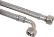 KIRCHHOFF Flexibele aansluitslang voor reservoir, 3/8"BI x 200 mm x 3/8"BI, eenzijdige hoek van 90°