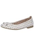 CAPRICE Ballerina's voor dames 9-22109-42, nappawit, 38 EU