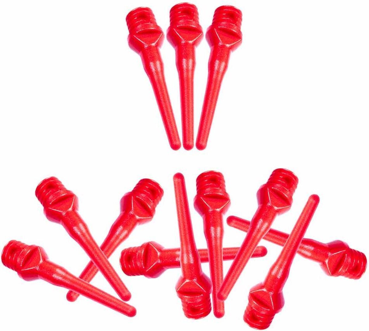 ABC Darts - Softtip Dartpunten 25 mm - Rood - ca 1000 stuks