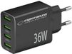 Esperanza EZC107K mains charger 36W Black