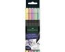 Faber-Castell Grip fineliner - 0,4mm - etui 5 stuks - pastel