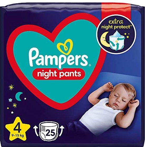 Pampers Baby Dry Night Pants Maat 4 - 25 Luierbroekjes