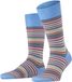 FALKE Sokken Microblock katoen gedessineerd blauw - maat 39-40