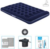Bestway luchtbed - Twijfelaar - 137 x 191 x 28 cm - Blauw