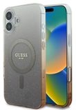 Guess Glitter Gradient Serie - Hoesje voor mobiele telefoon - MagSafe Compatibel - Brons - IML Glitter
