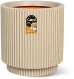 Capi Europe Vaas cilinder Groove NL 36x38 Kiezel