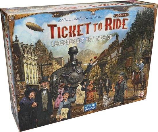 Ticket to Ride Legacy: Legendes uit het Westen - Bordspel