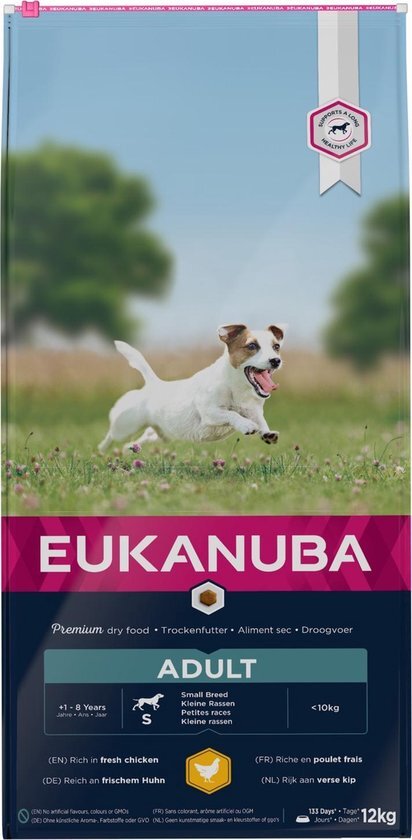 EUKANUBA Dog Adult - Small Breed - Kip - Hondenvoer - 12 kg