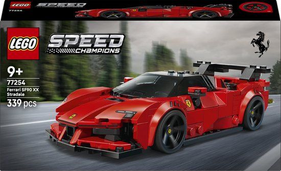 LEGO® Speed Champions Ferrari SF90 XX Stradale Sportauto - Autobouwset met 1 Minifiguur - 77254