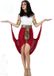 ATOSA - Costume de pharaon égyptien pour femmes - Rouge - M/L