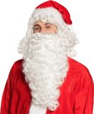 Boland Pruik Kerstman Krullen Halflang Mannen