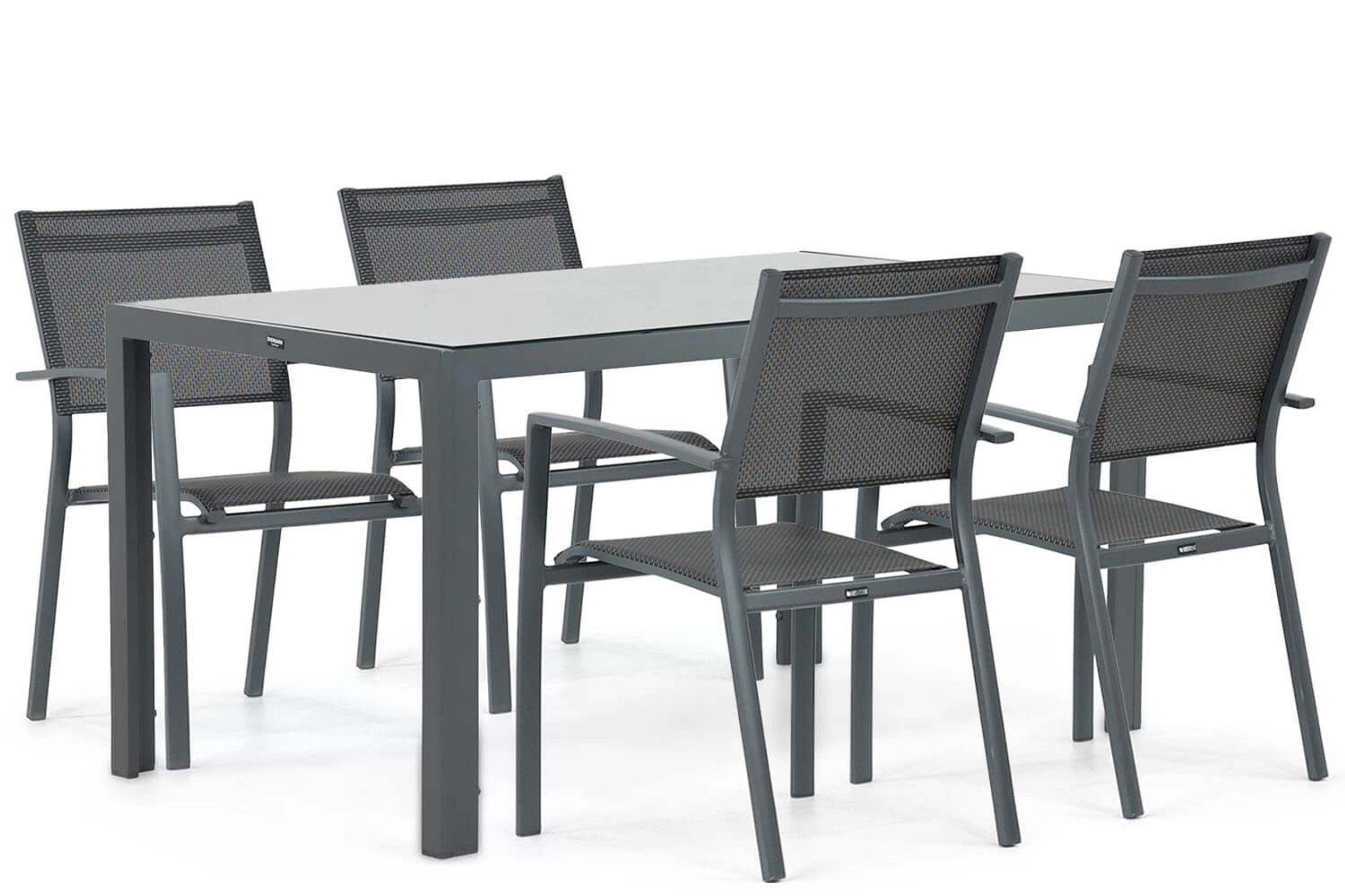 Lifestyle Garden Furniture Lifestyle Sella/Venustas 150 cm dining tuinset 5-delig