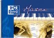 Oxford 713349 muziekschrift horizontaal formaat 20 vellen