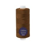 Korbond Naaigaren - 1000m polyester gecoate bruine draad - Naaien, stikken en quilten