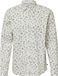 s.Oliver Heren overhemd lange mouwen gebloemd wolwit katoen Regular Fit XXL