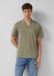 s.Oliver - Mannen - Puur katoenen polo met textuur - Olijfgroen - 3XL
