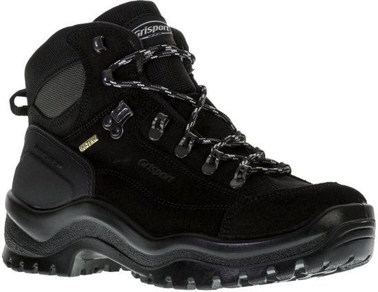 Grisport Bergen Mid Wandelschoenen - Unisex - Zwart - 8718191070888