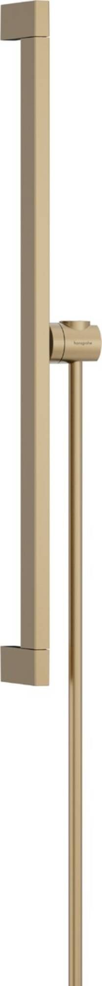 Hansgrohe Unica E Puro Shower Bar with Easy Slider and Hose - White - Stainless Steel