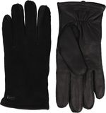 Strellson Leder Handschoenen Mannen Zwart M