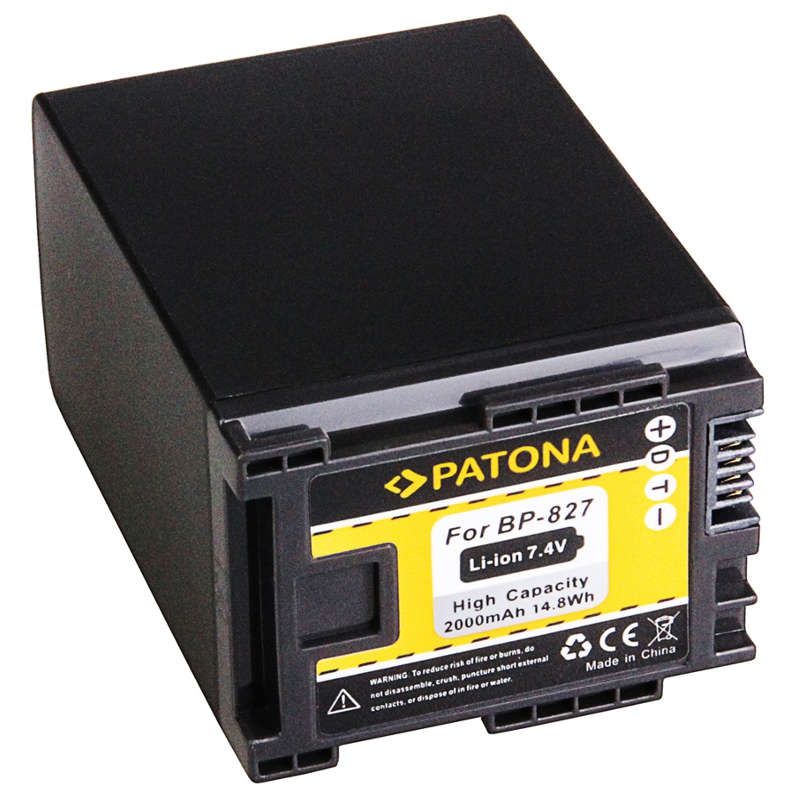 Patona Canon BP-827 accu - 4260284325473