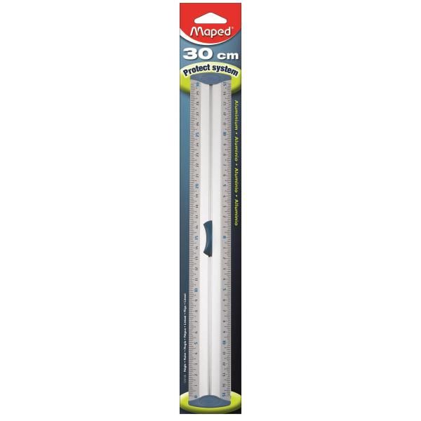 Maped 120130 - Lineaal - Aluminium