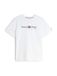 TOMMY HILFIGER Chemise 'Brand Love' marine / blanc