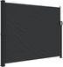 vidaXL Pare-soleil rétractable 160x600 cm noir