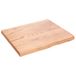 VidaXL Tafelblad 60x50x(2-4) cm behandeld massief eikenhout lichtbruin