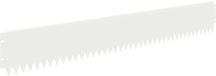 vidaXL Gazonrand 10 st 103 x 15 cm staal wit